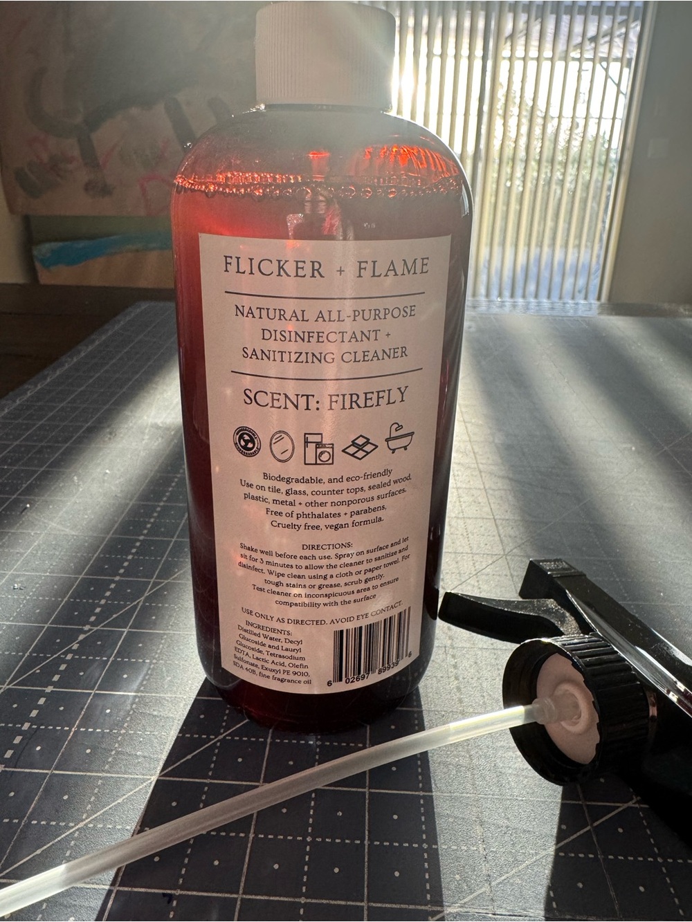Flicker + Flame natural all-purpose disinfectant and sanitizing cleaner. NEW!